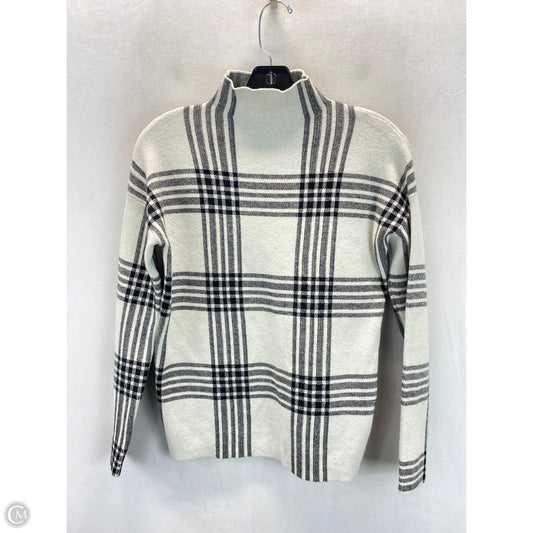Sweater By Tahari In Plaid Pattern, Size: Xs