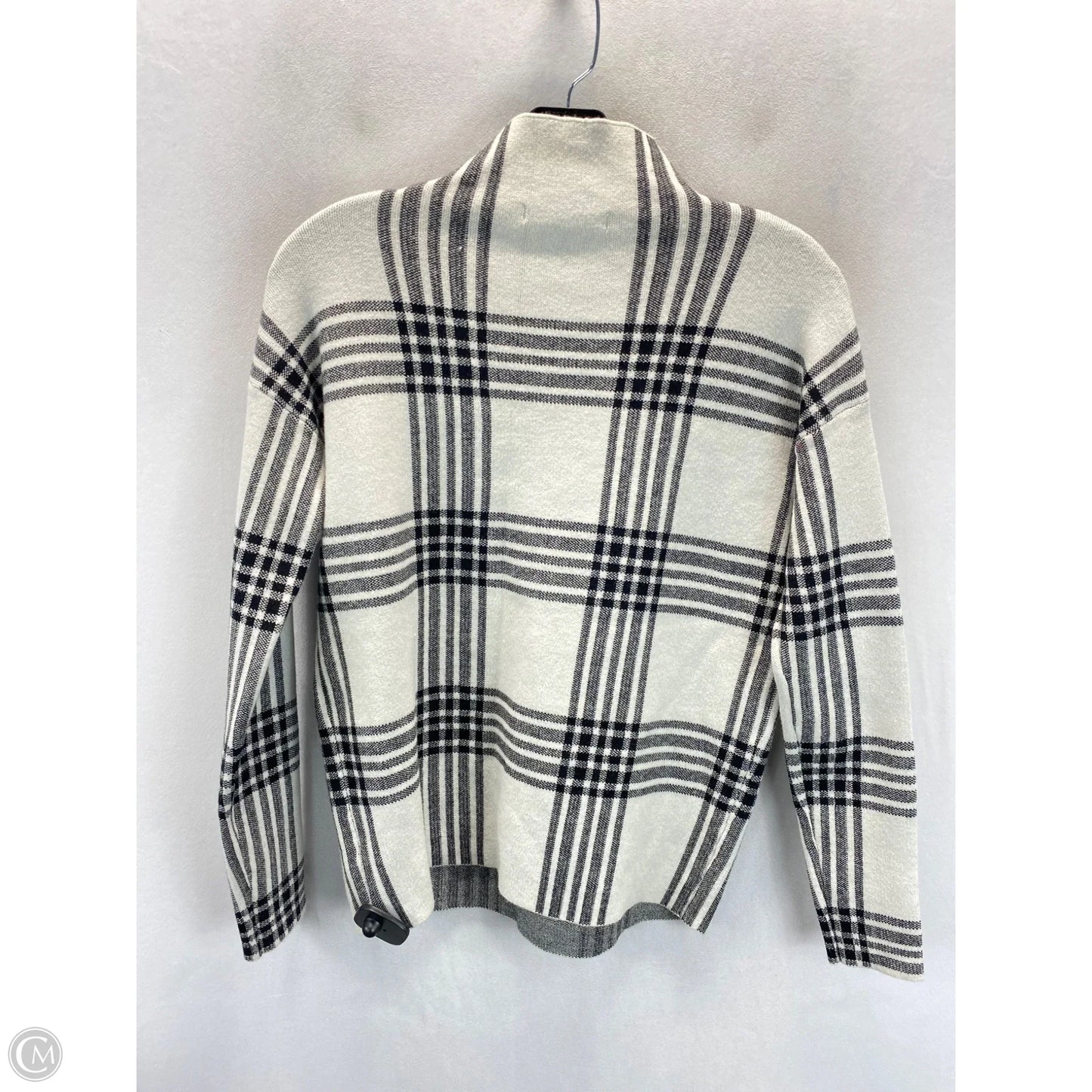 Sweater By Tahari In Plaid Pattern, Size: Xs