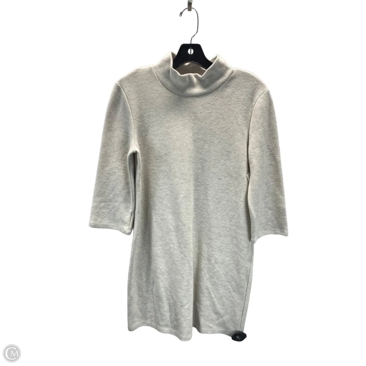 Dress Casual Midi By Zara In Beige, Size: S