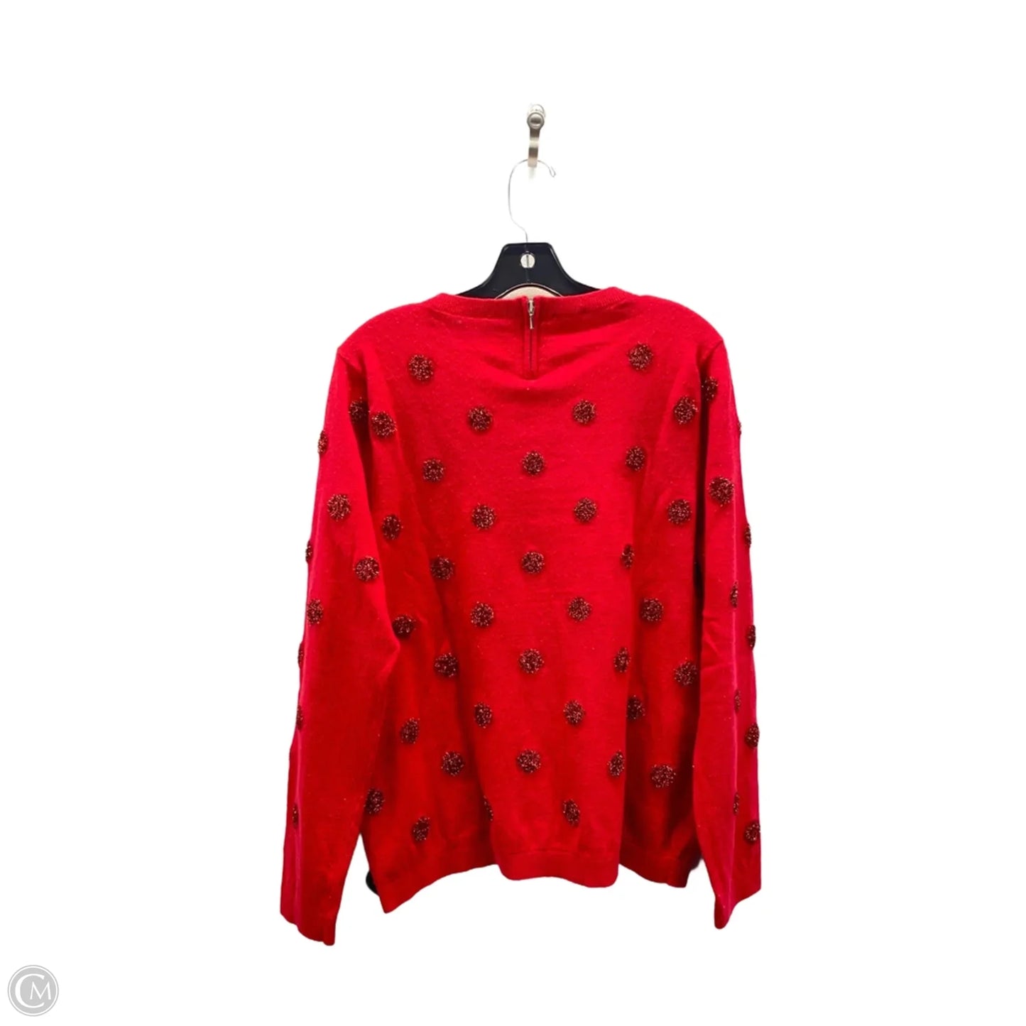 Sweater By Talbots In Red, Size: Xl