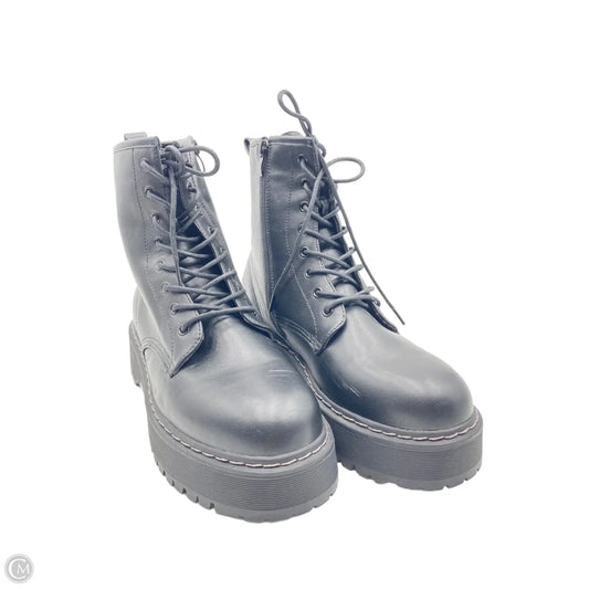 Boots Combat By Steve Madden In Black, Size: 11