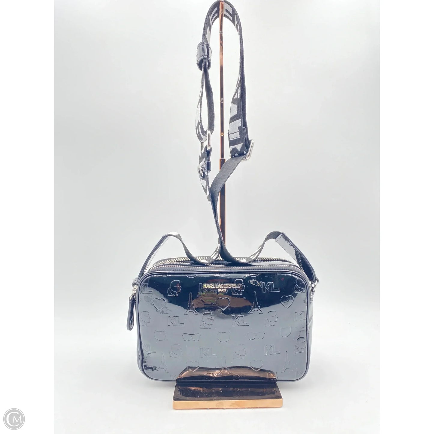 Crossbody Designer By Karl Lagerfeld, Size: Medium