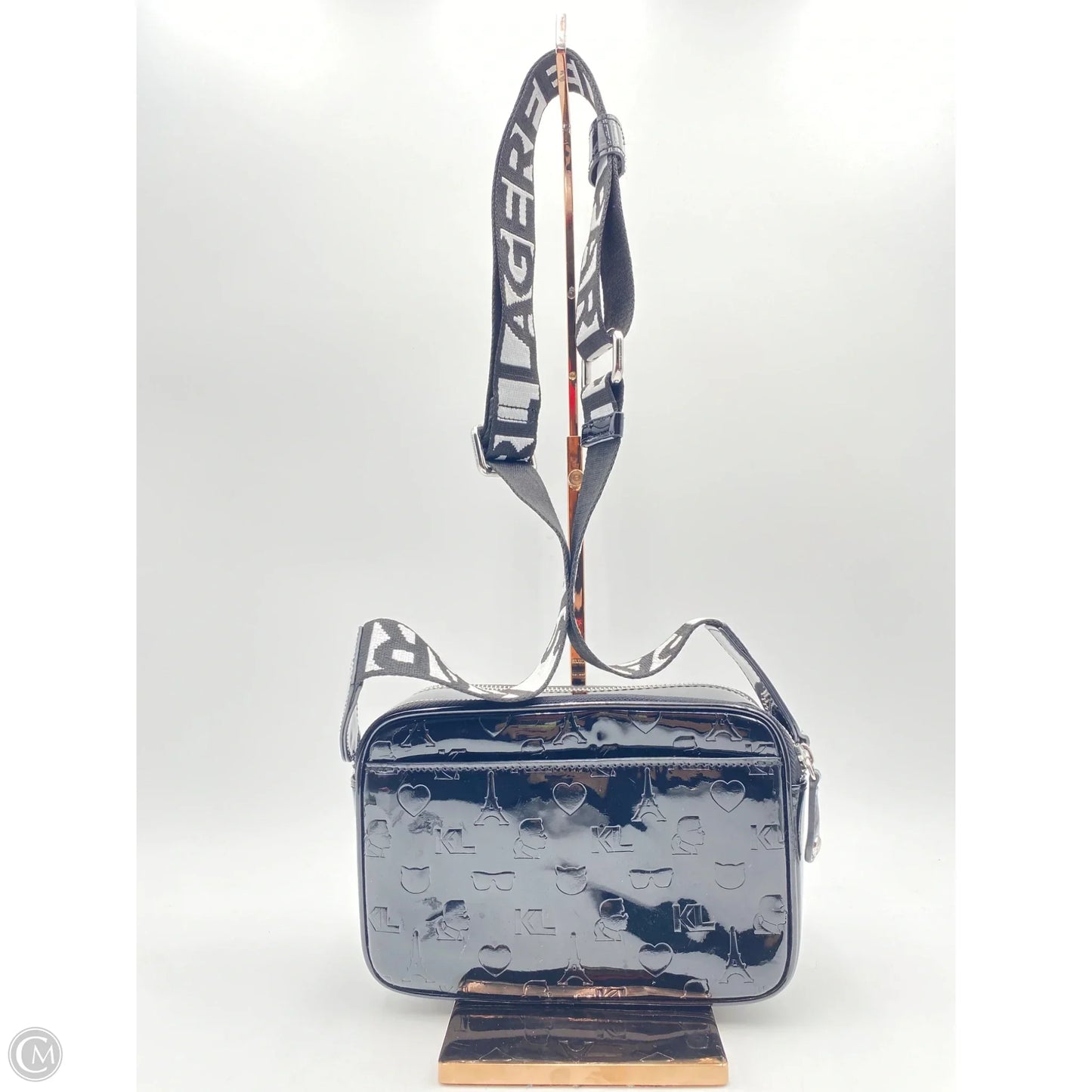 Crossbody Designer By Karl Lagerfeld, Size: Medium