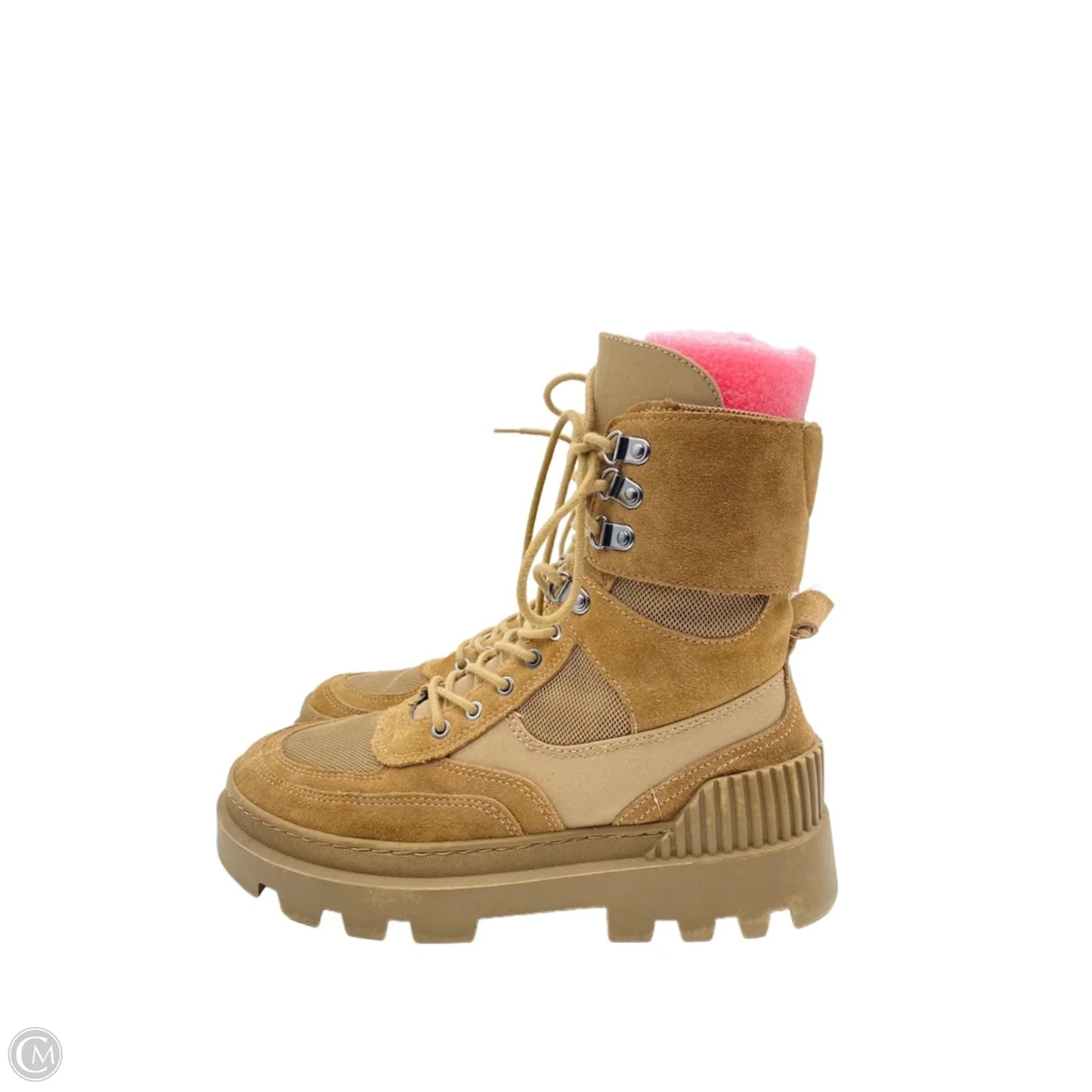 Boots Combat By Zara In Tan, Size: 8.5