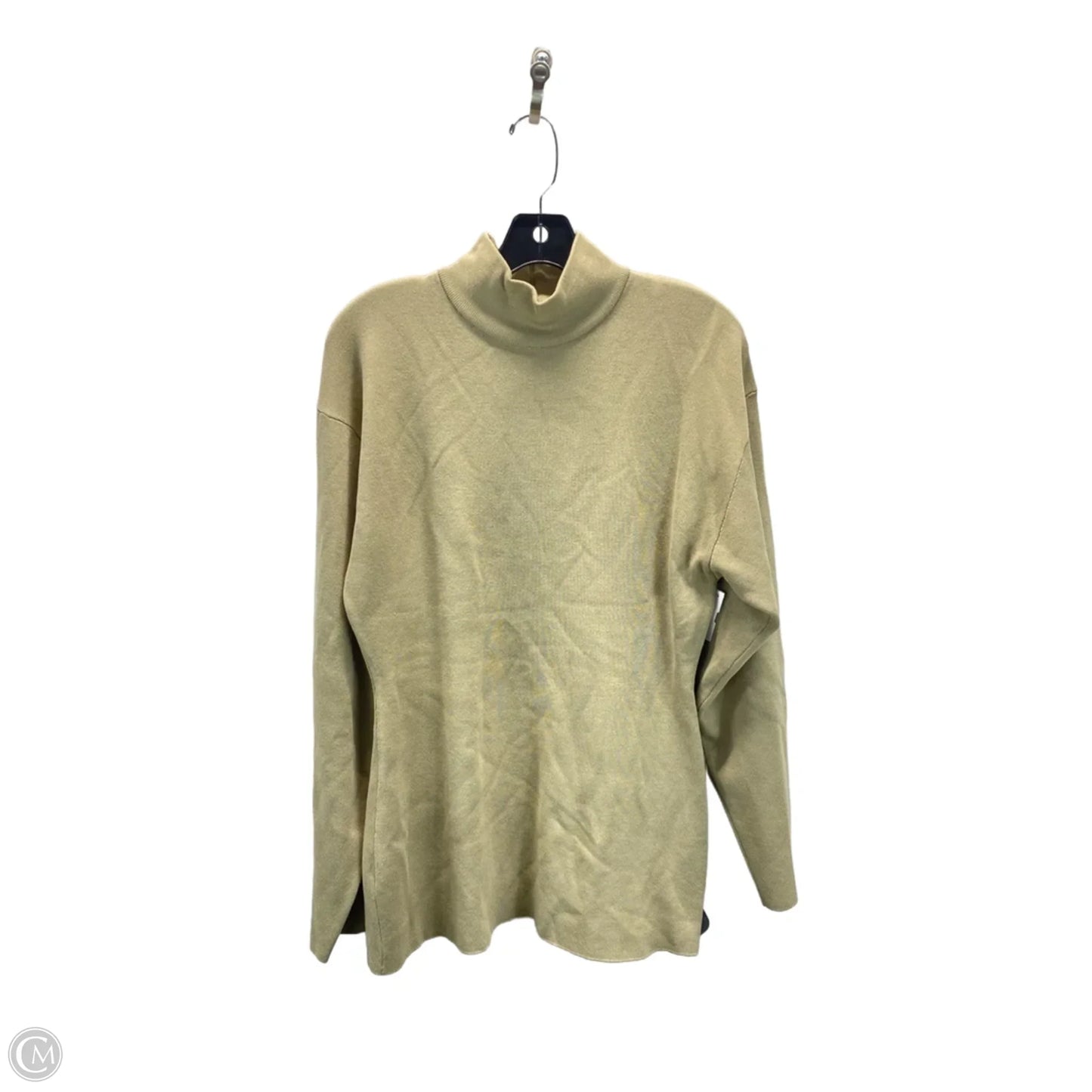 Top Long Sleeve By Zara In Beige, Size: L