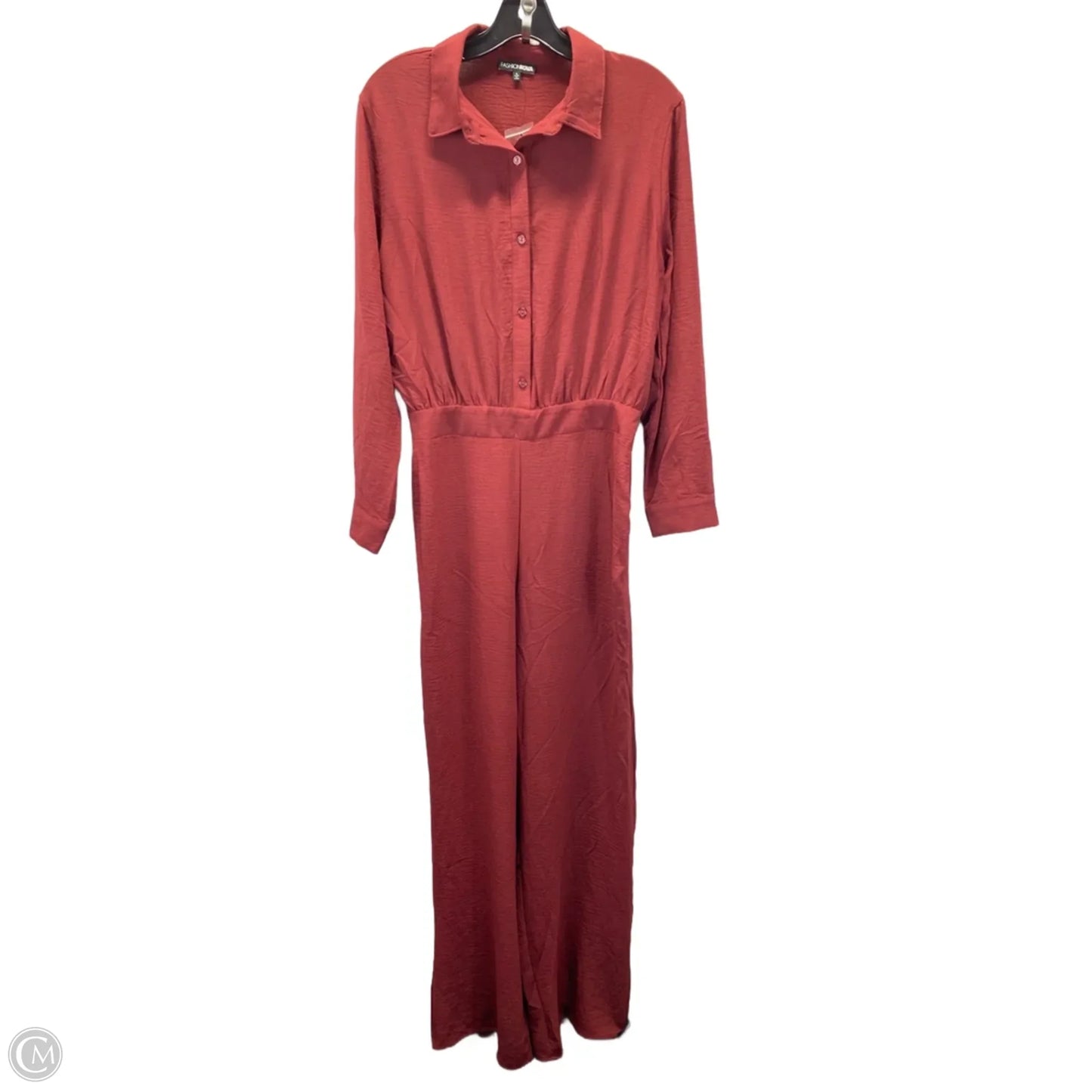 Jumpsuit By Fashion Nova In Red, Size: L