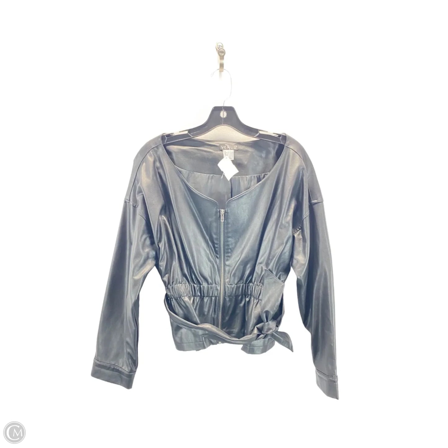 Jacket Moto By Venus In Black, Size: 14