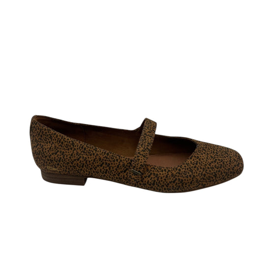 Shoes Flats By Toms In Animal Print, Size:9