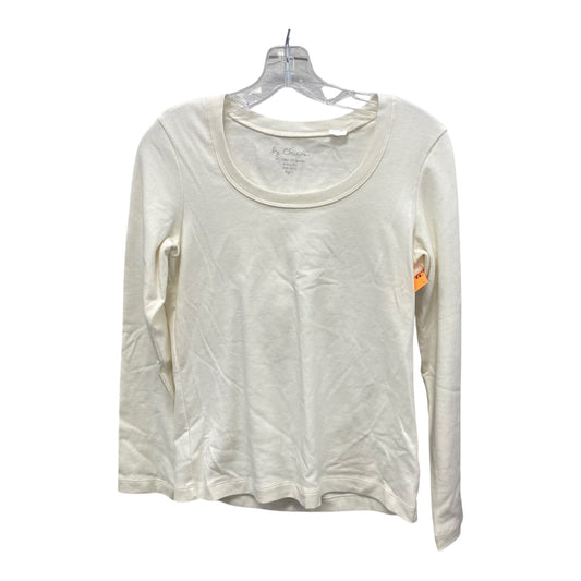 Top Ls Basic By Chicos In Cream, Size:Xs