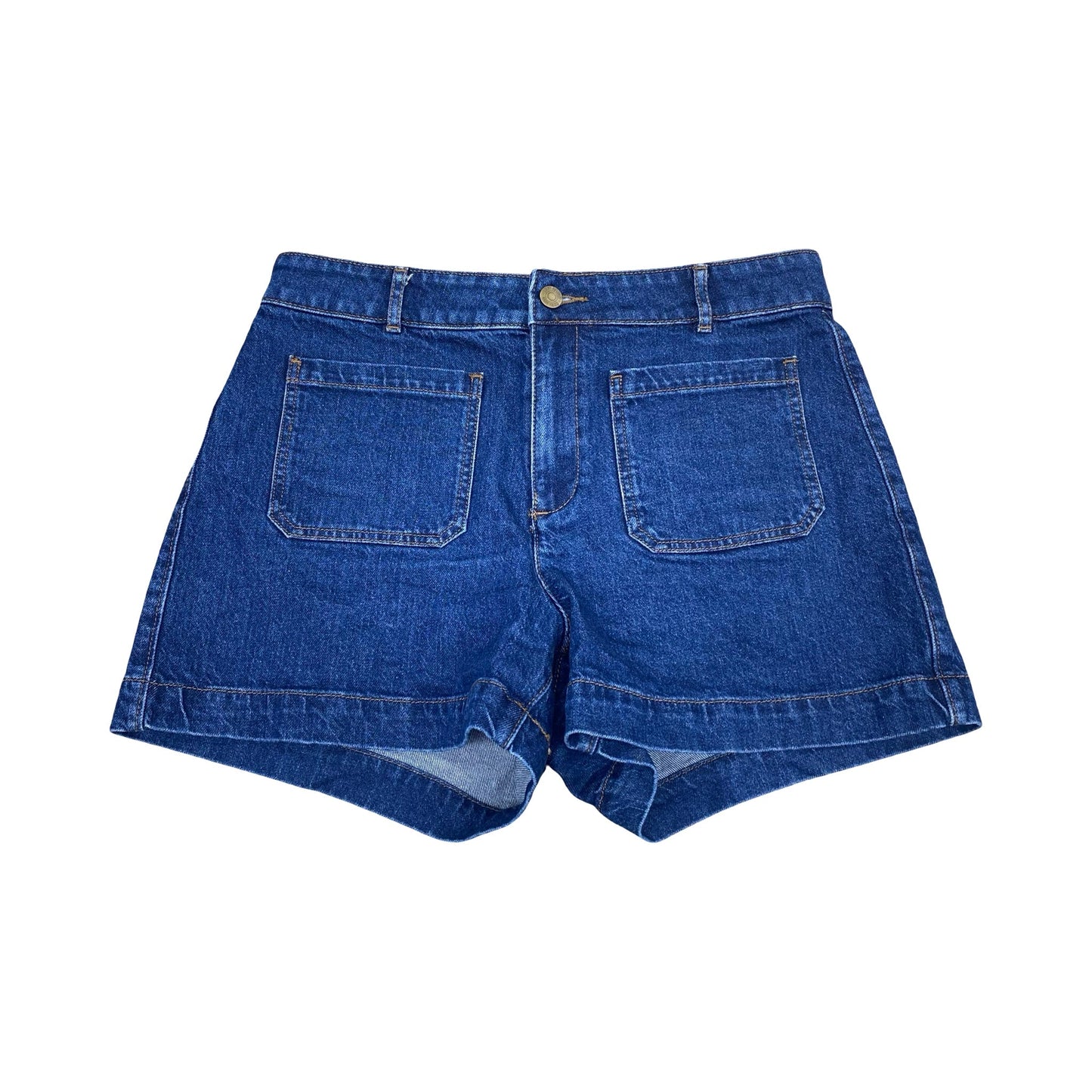 Shorts By Loft In Blue Denim, Size:6