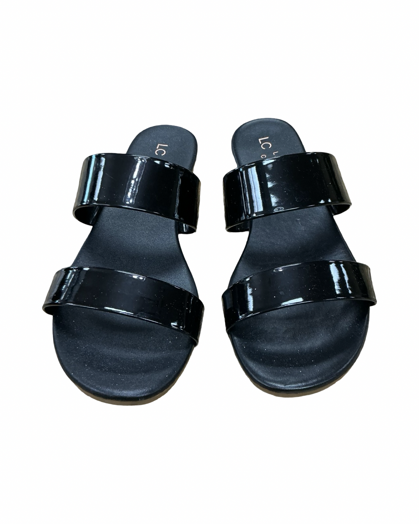 Sandals Flats By Lc Lauren Conrad In Black, Size:7