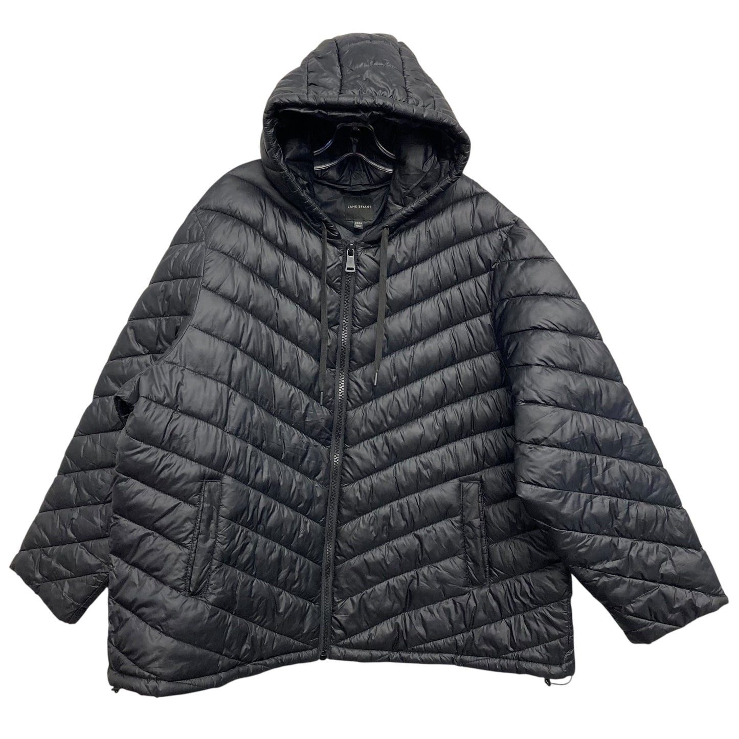 Coat Puffer & Quilted By Lane Bryant In Black, Size:3X