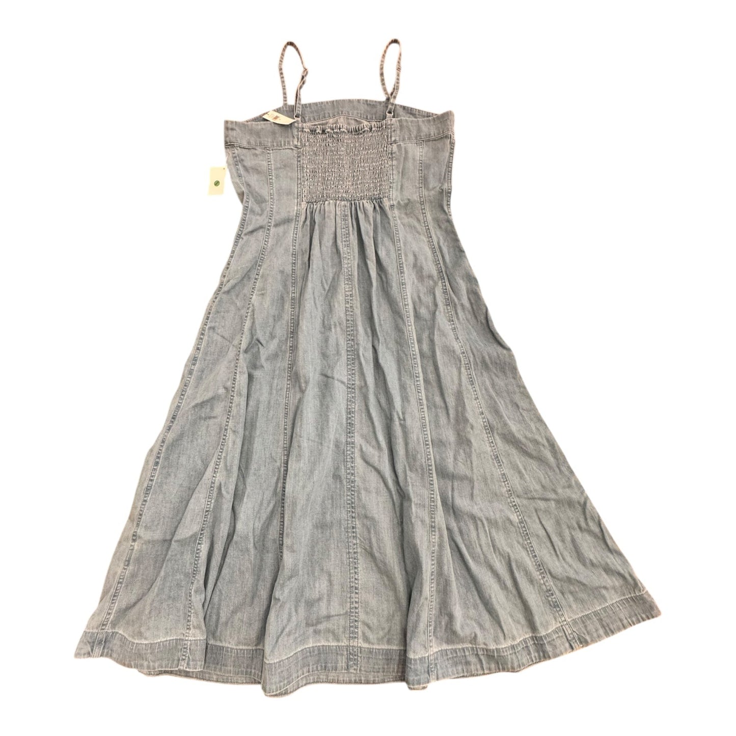 Dress Casual Maxi By Banana Republic In Blue Denim, Size:M