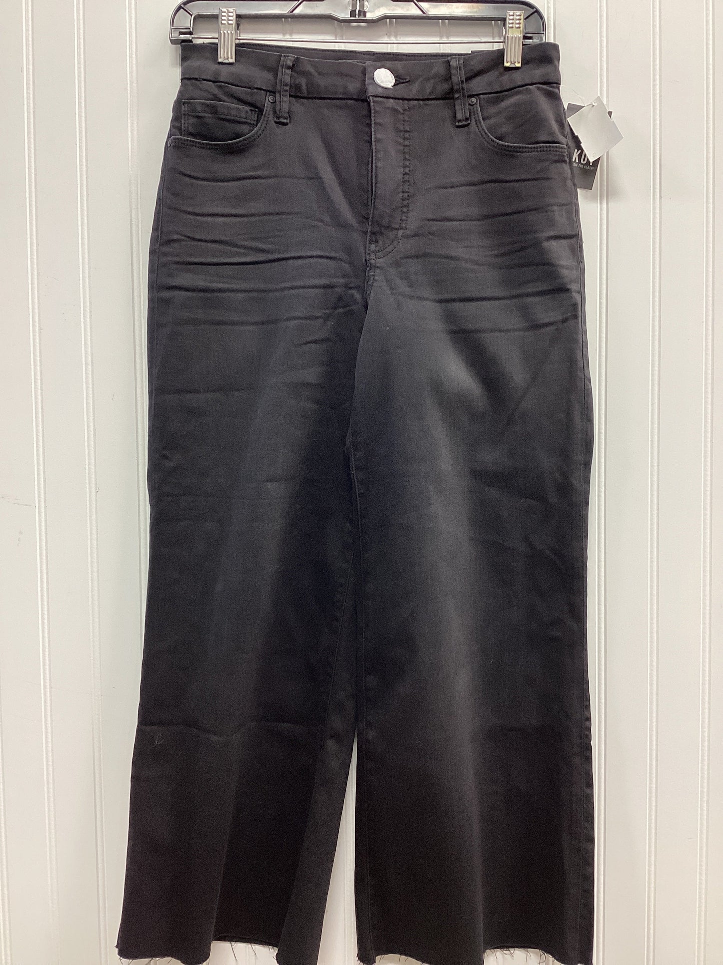 Jeans Wide Leg By Kut In Black, Size:2