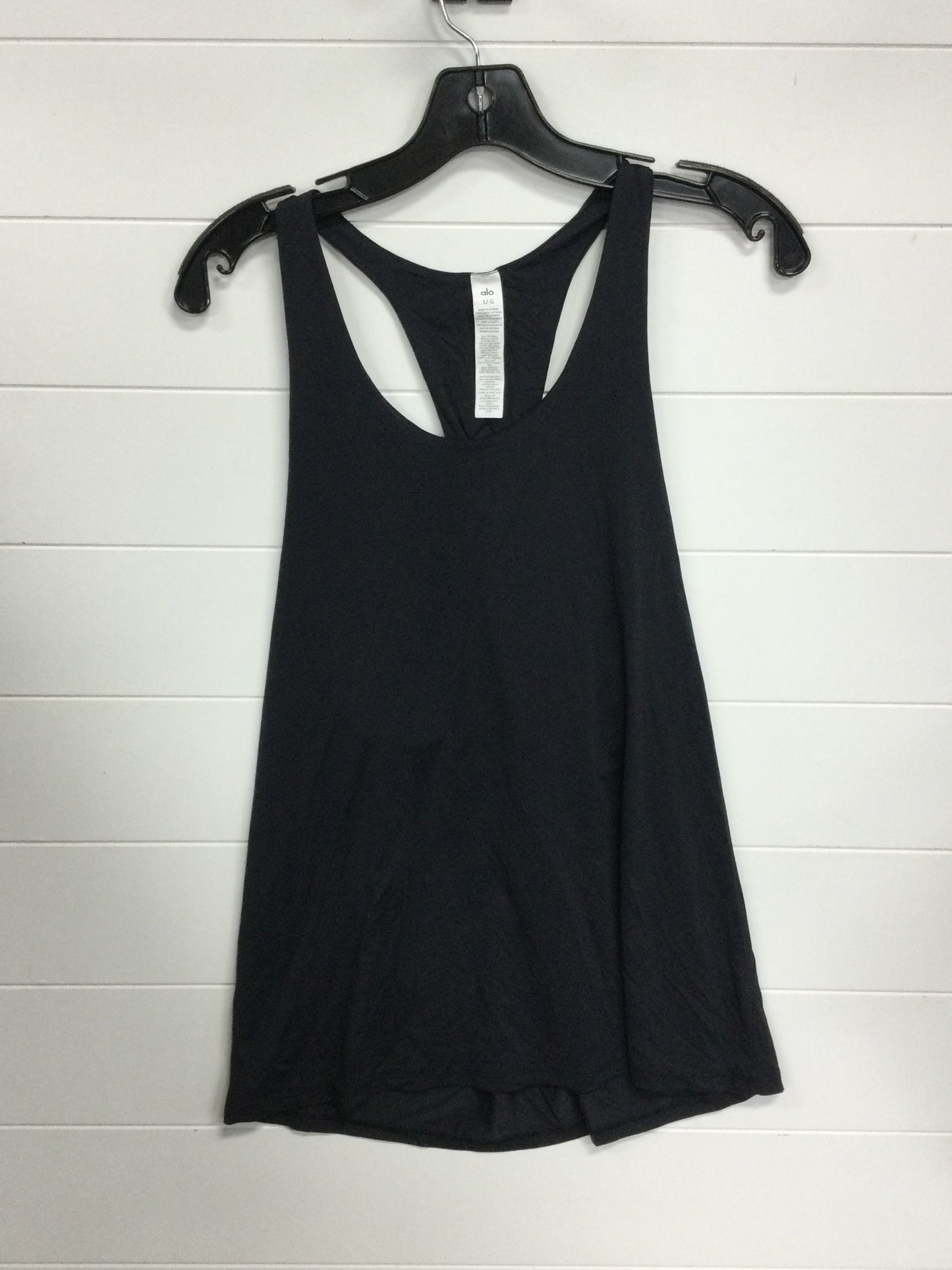 Athletic Tank Top By Alo In Black, Size:L