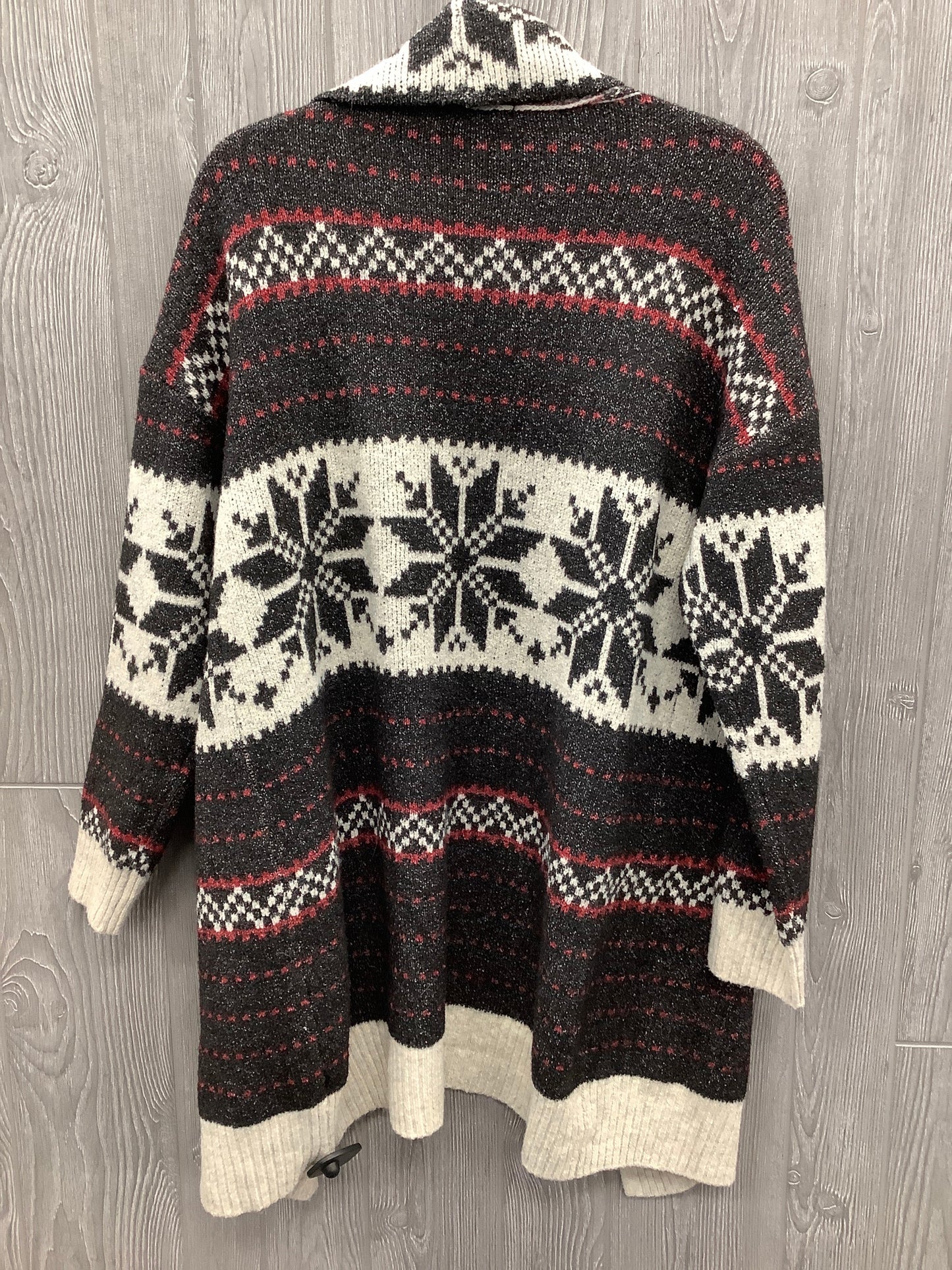 Sweater Cardigan By Maurices In Grey, Size: M