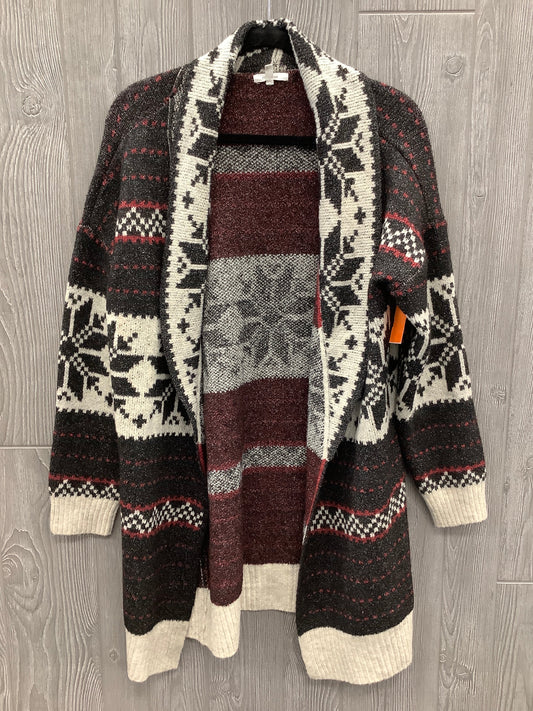 Sweater Cardigan By Maurices In Grey, Size: M