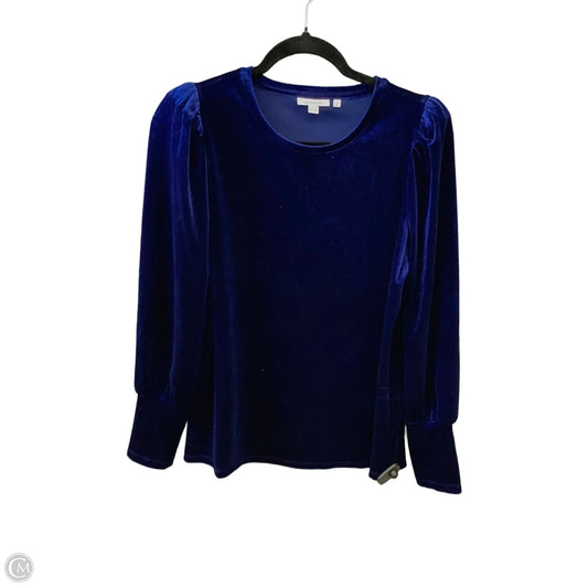 Top Long Sleeve By Chicos In Blue, Size: M