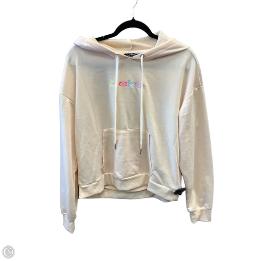 Sweatshirt Hoodie By Bebe Sport In Yellow, Size: L