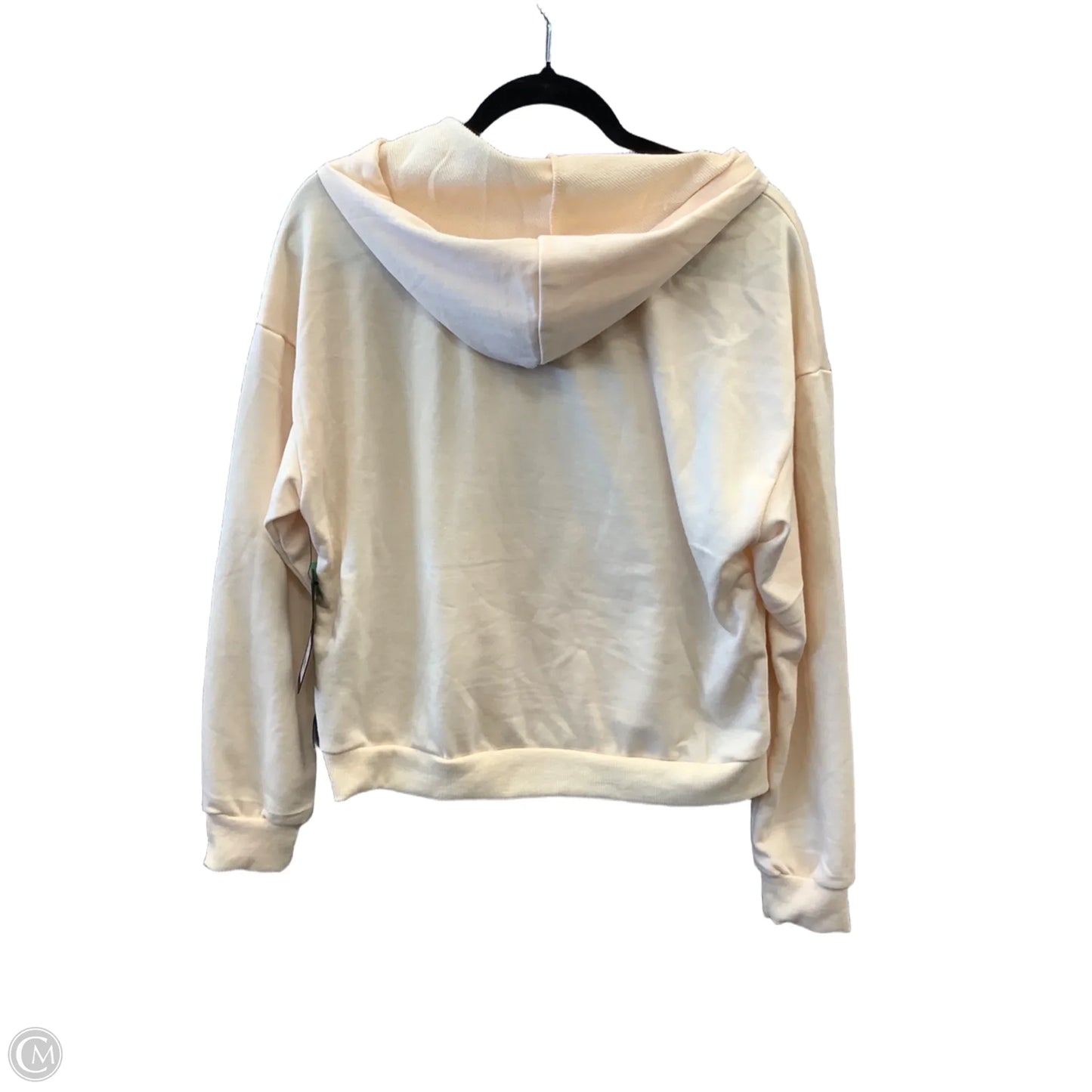 Sweatshirt Hoodie By Bebe Sport In Yellow, Size: L