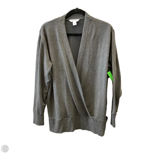 Athletic Top Long Sleeve Collar By Athleta In Grey, Size: M