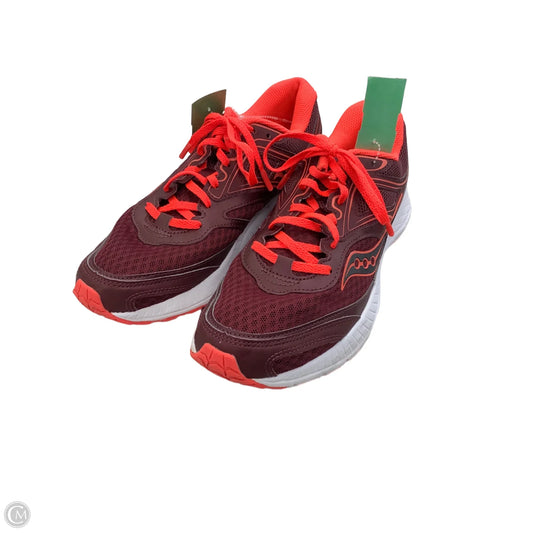 Shoes Athletic By Saucony In Orange & Red, Size: 9.5