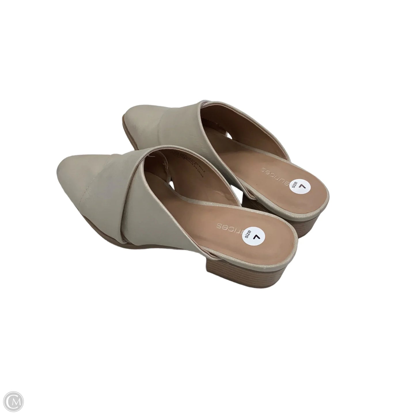 Shoes Heels Block By Maurices In Beige, Size: 7