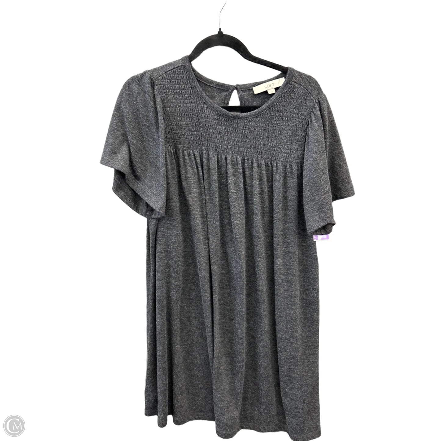 Dress Casual Short By Loft In Grey, Size: L