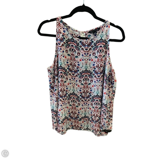 Blouse Sleeveless By Zac And Rachel In Multi-colored, Size: L