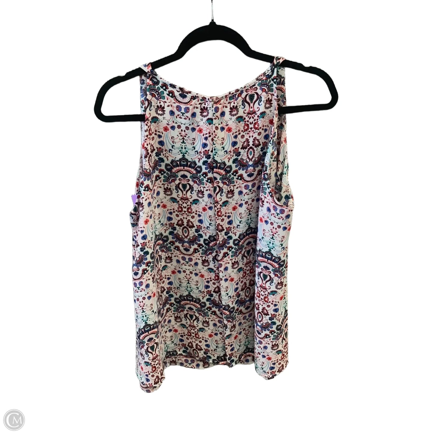 Blouse Sleeveless By Zac And Rachel In Multi-colored, Size: L