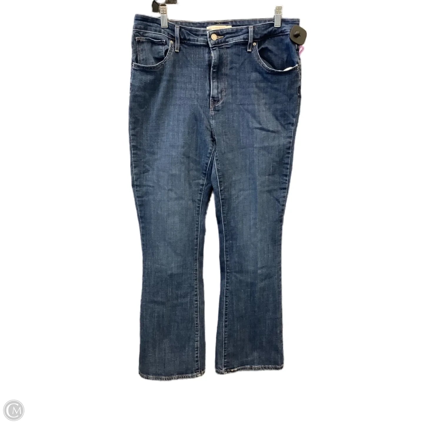 Jeans Boot Cut By Levis In Blue Denim, Size: 14