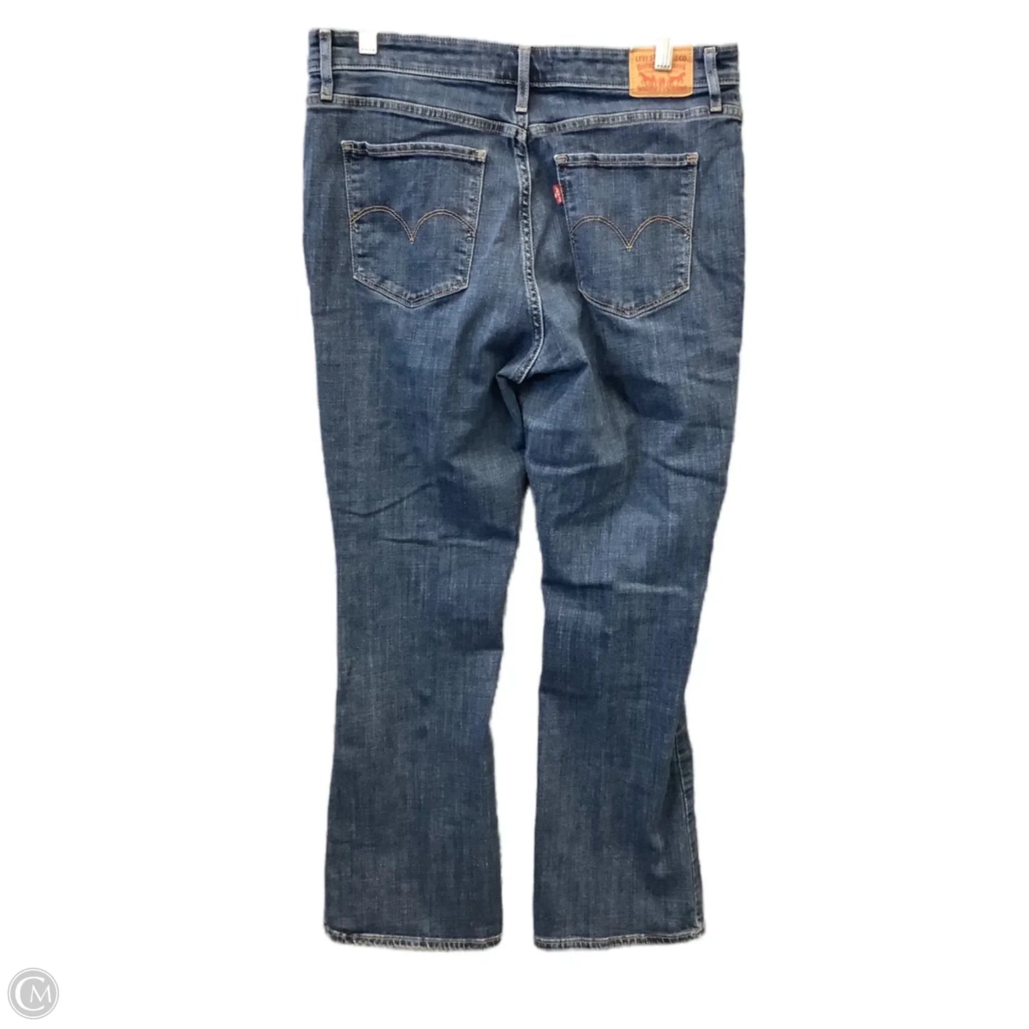 Jeans Boot Cut By Levis In Blue Denim, Size: 14