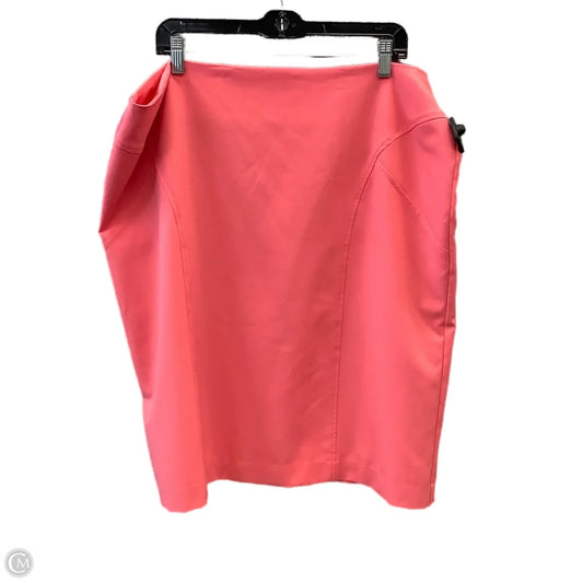 Skirt Midi By Worthington In Coral, Size: 20