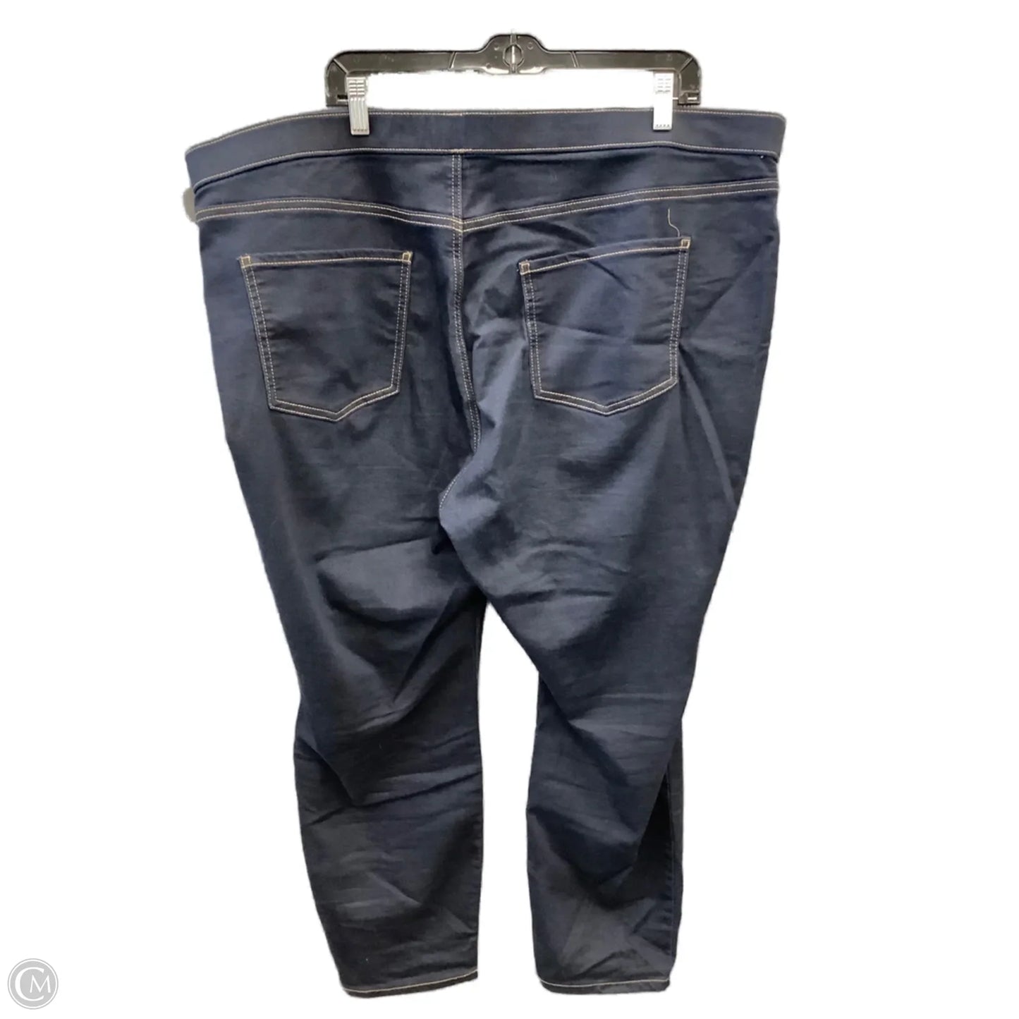 Jeans Jeggings By Simply Vera In Blue Denim, Size: 24