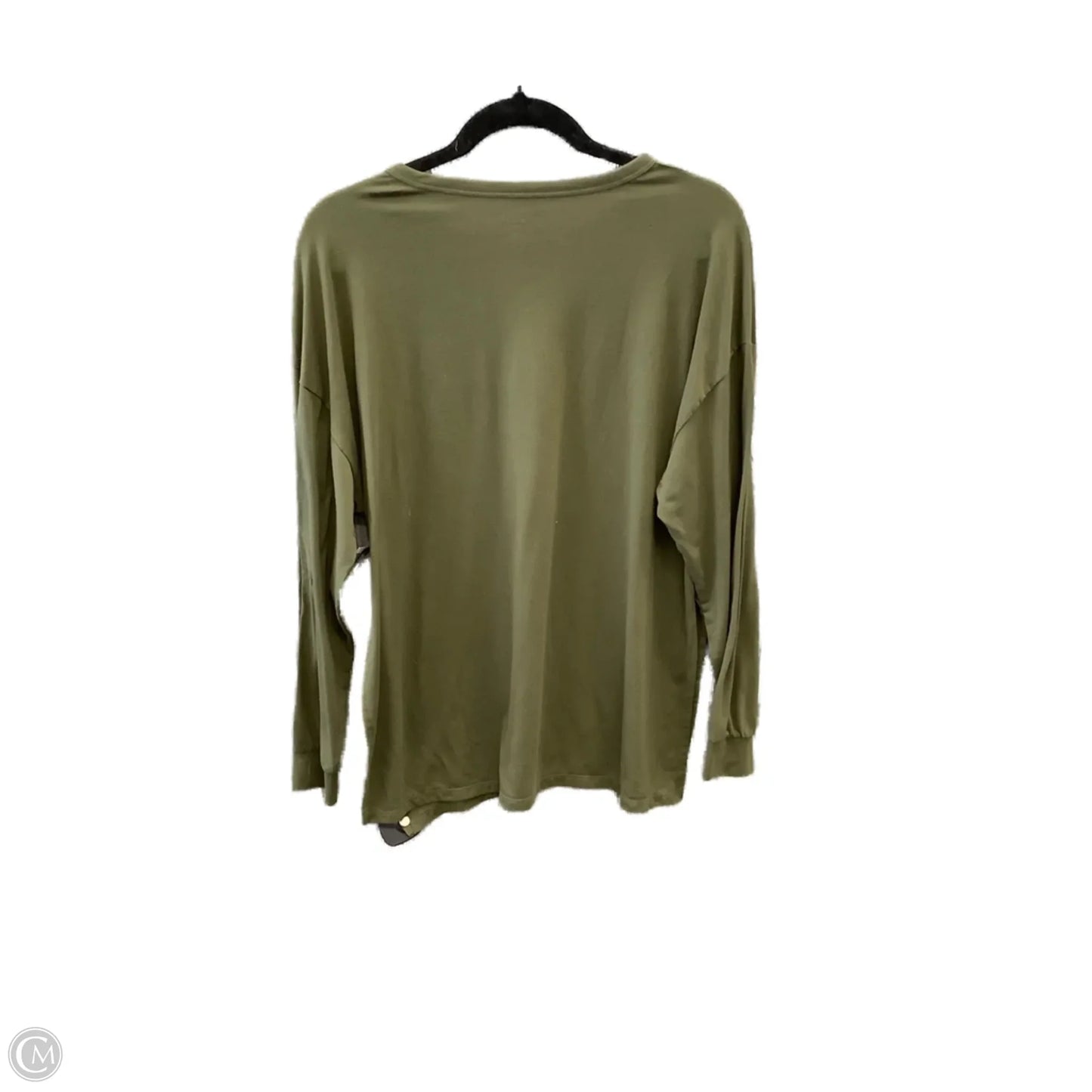 Athletic Top Long Sleeve Crewneck By Old Navy In Green, Size: Xs