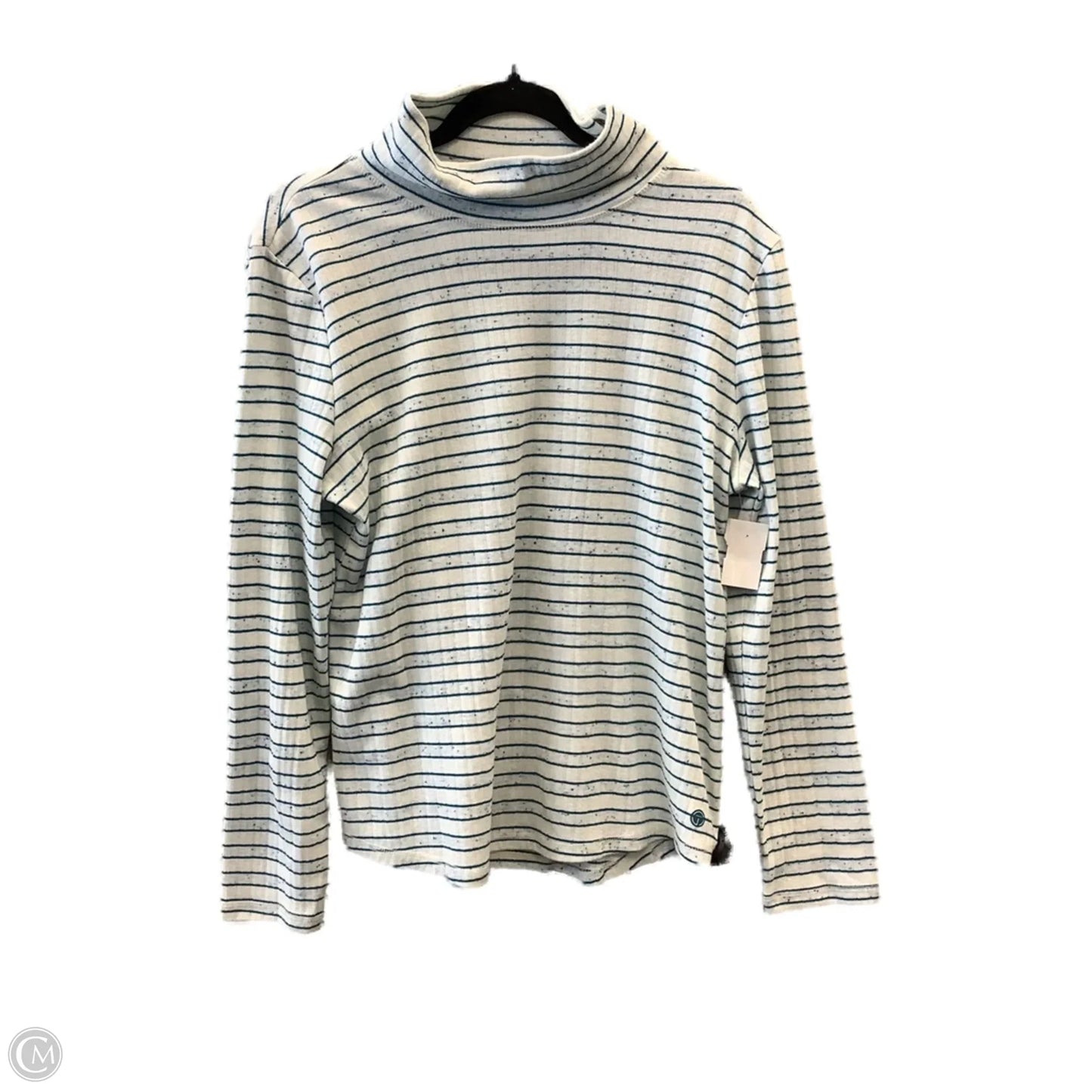 Top Long Sleeve By Talbots In White, Size: Xl