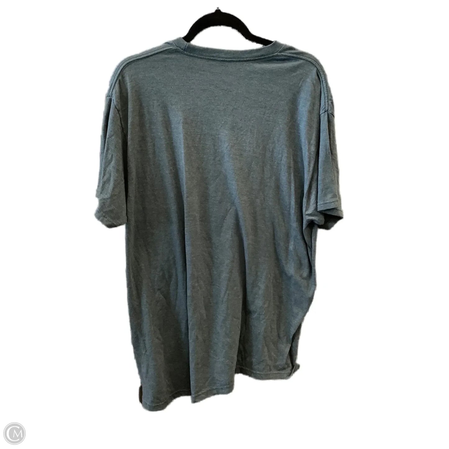 Top Short Sleeve By Cme In Blue, Size: 2x