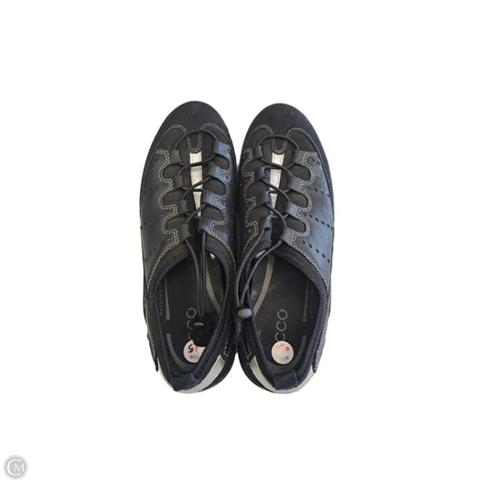 Shoes Flats By Ecco In Black, Size: 9.5