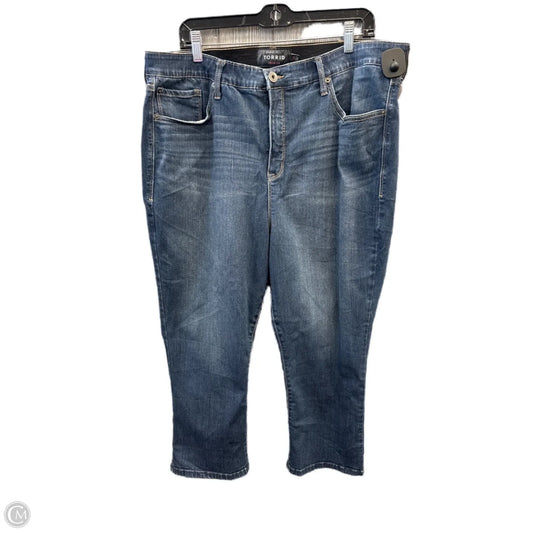 Capris By Torrid In Blue Denim, Size: 24