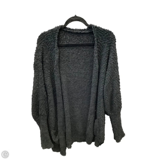 Sweater Cardigan By Clothes Mentor In Black, Size: M