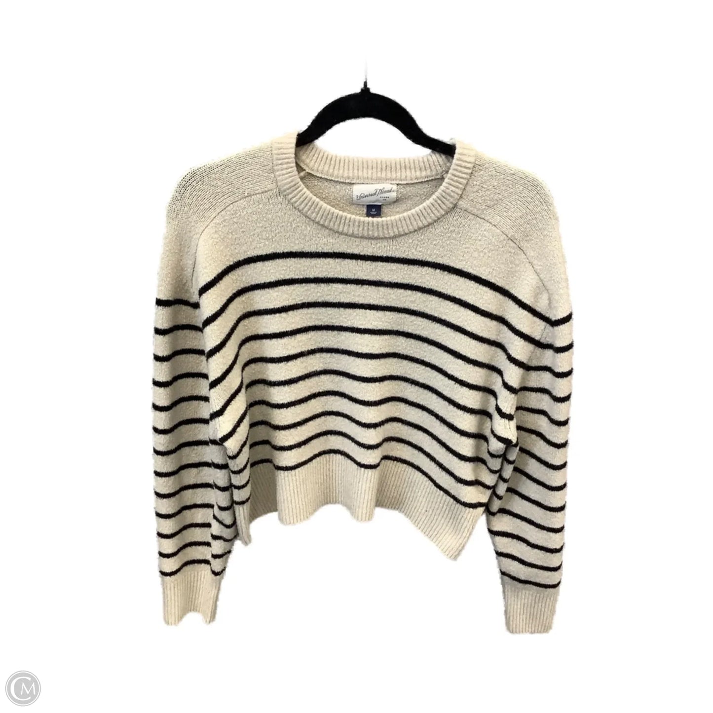 Sweater By Universal Thread In Striped Pattern, Size: M