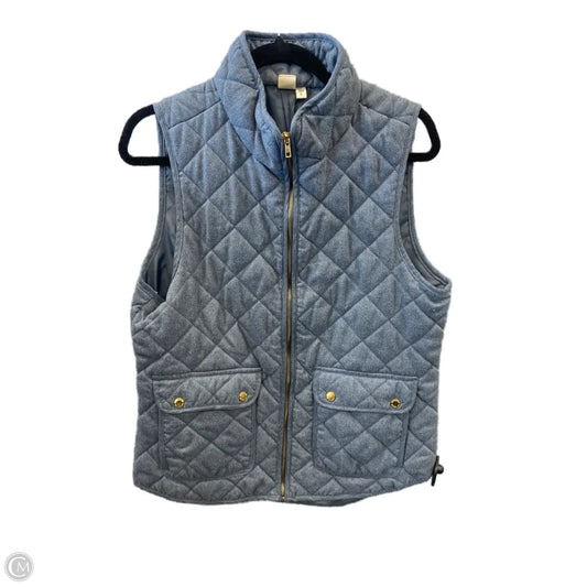 Vest Puffer & Quilted By Artisan Ny In Blue, Size: L