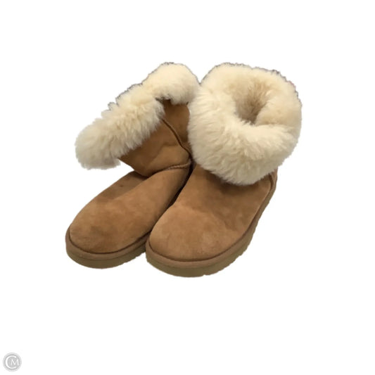 Boots Designer By Ugg In Brown, Size: 7