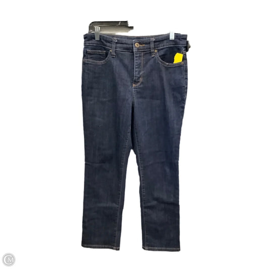 Jeans Straight By St Johns Bay In Blue Denim, Size: 10p