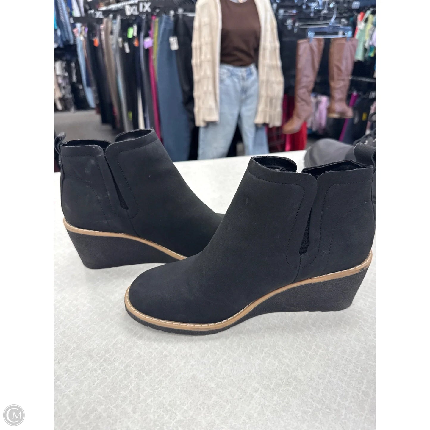 Boots Ankle Heels By St Johns Bay In Black, Size: 6.5
