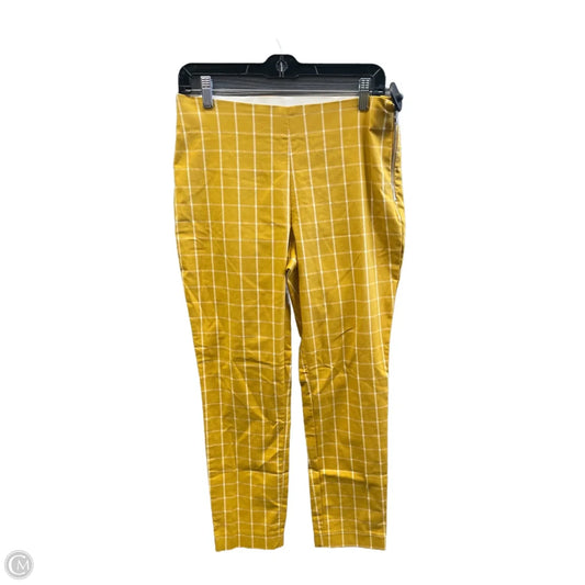 Pants Cropped By A New Day In Yellow, Size: 8