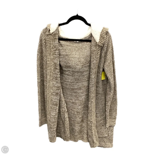Sweater Cardigan By Maurices In Brown, Size: L