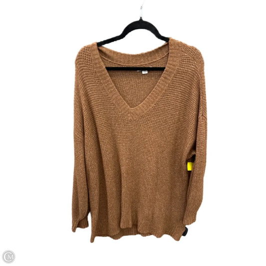 Sweater By American Eagle In Brown, Size: L