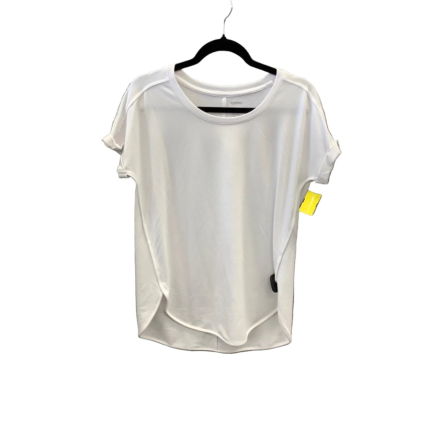 Top Short Sleeve By Sonoma In White, Size: S