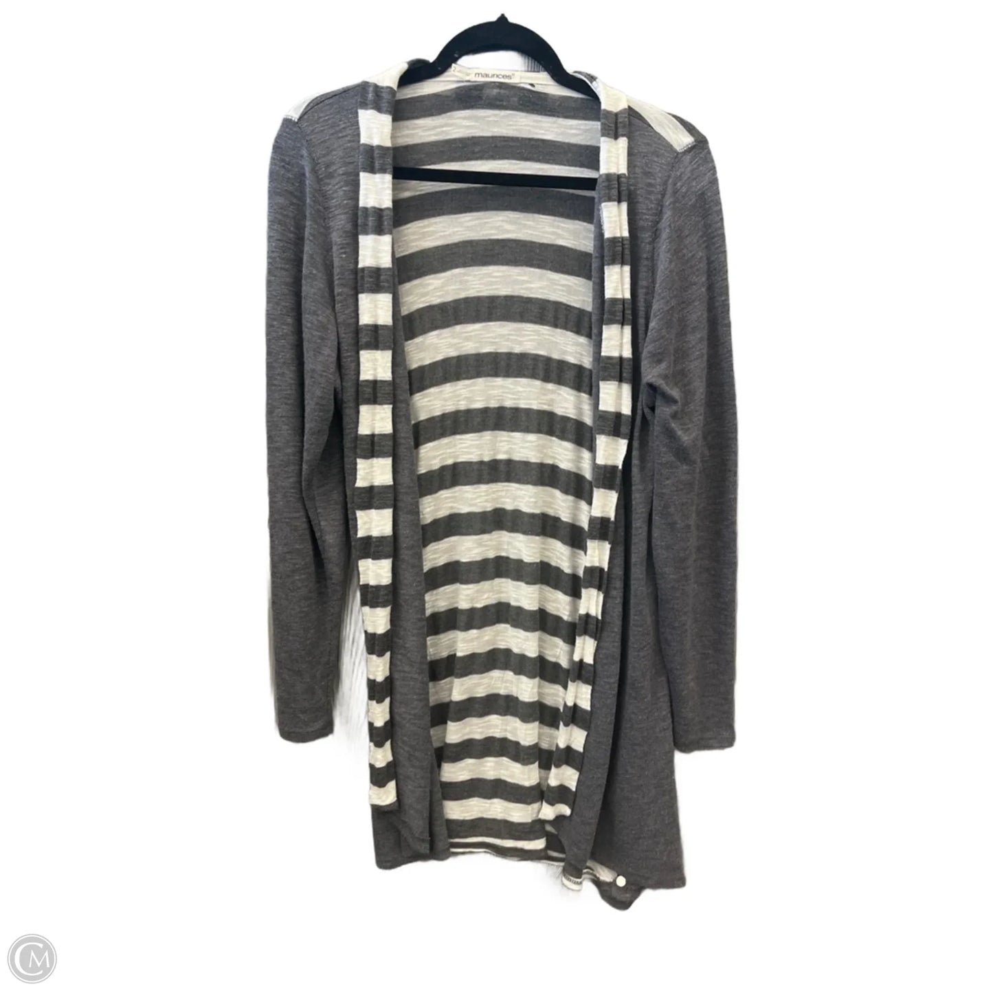 Cardigan By Maurices In Grey, Size: 2x